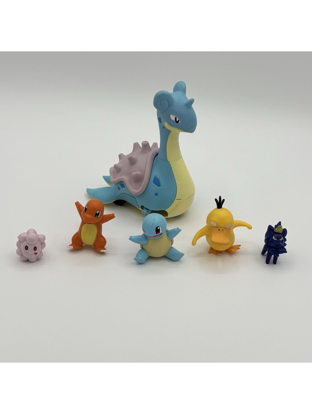 Pokemon Mini Figure Lot Squirtle Psyduck Charmander Zorua Swirlix Lapras